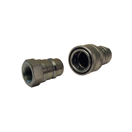 Universal Apache Steel 3/8 in. D X 3/8 in. D Hydraulic Coupler 2 pk 39040910